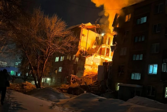 В соседнем Новосибирске из-за взрыва газа обрушилась пятиэтажка