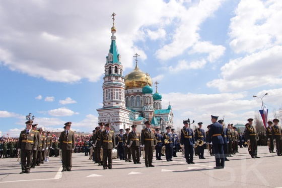 В Омске из-за репетиции Парада Победы перекроют весь центр