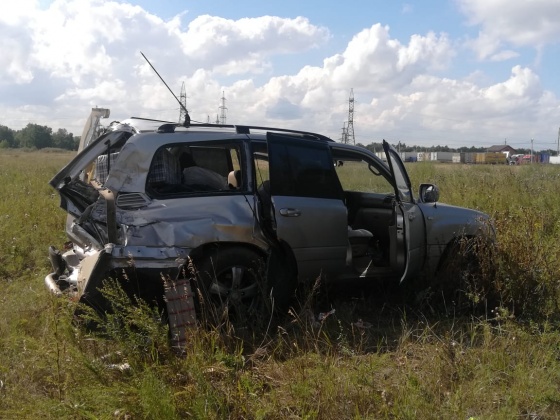 На автодороге Челябинск – Новосибирск произошло столкновение пяти автомобилей