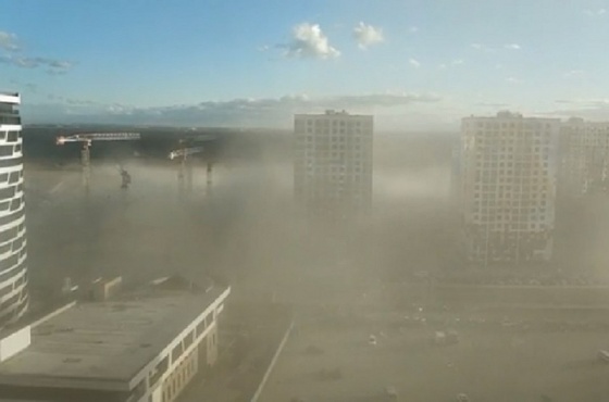 Готовим противогазы. На Омск наступает огромное облако пыли